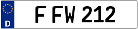 Truck License Plate